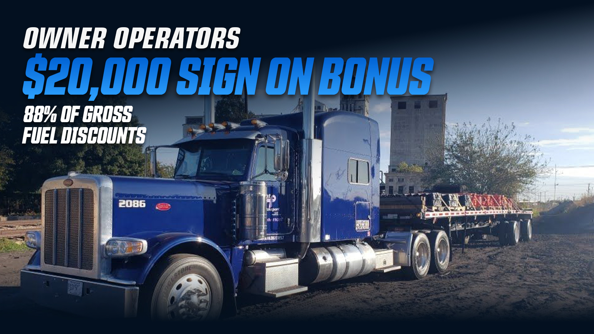 CDL-A OWNER OPERATORS (VAN, FLATBED, CONESTOGA)