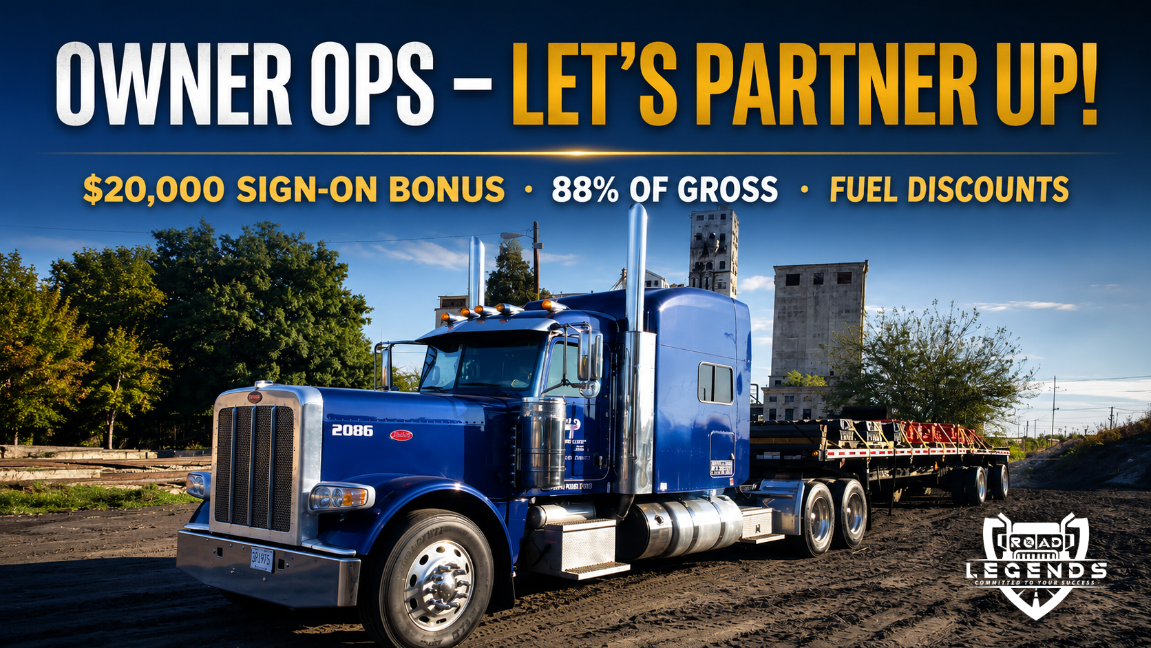 CDL-A OWNER OPERATORS (VAN, FLATBED, CONESTOGA)