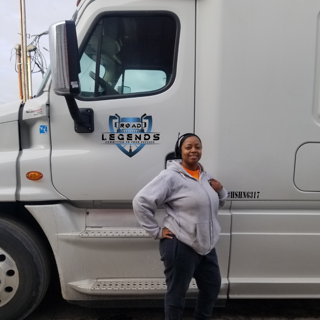 woman truck driver Lones