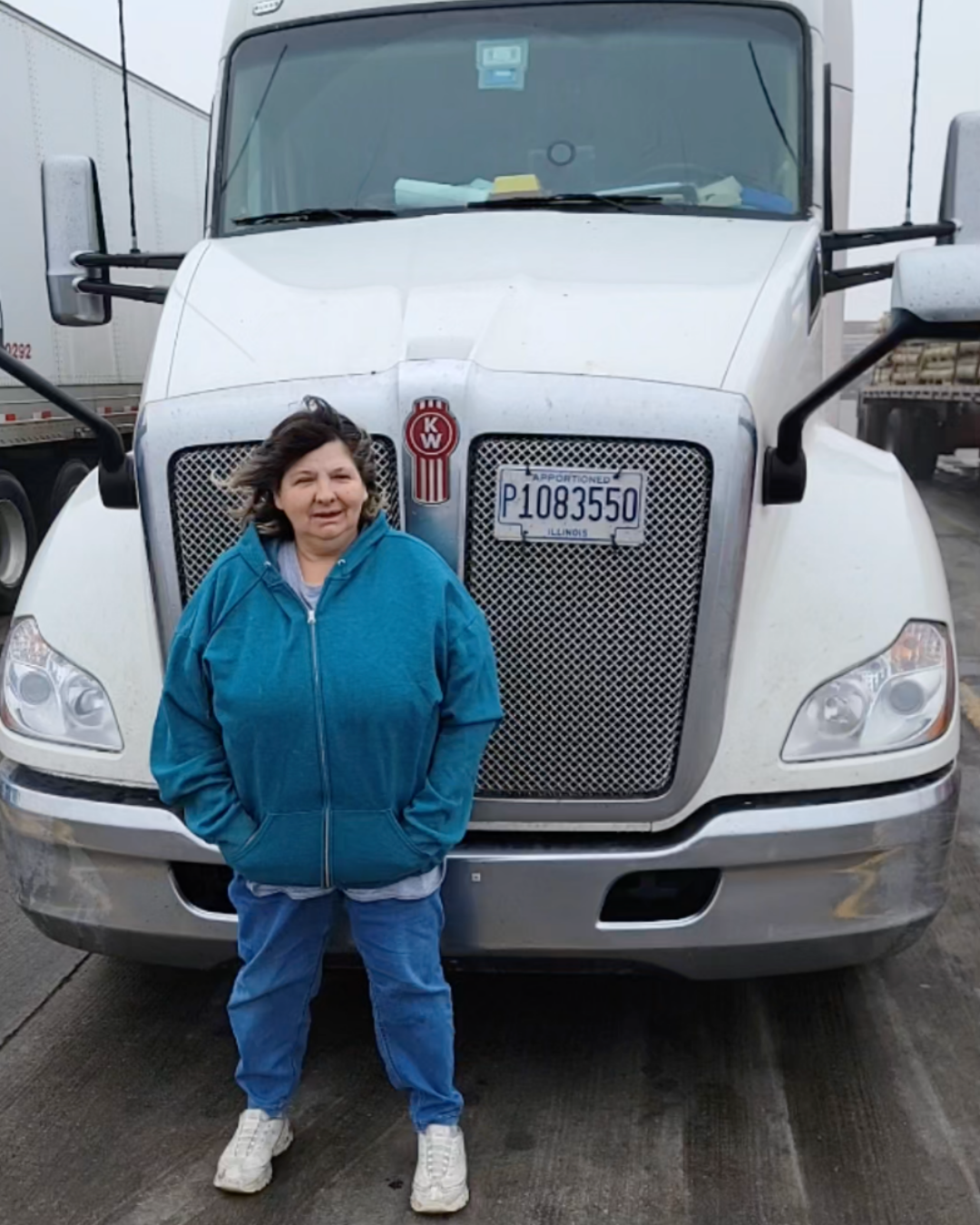 woman truck driver Lynch Bowen