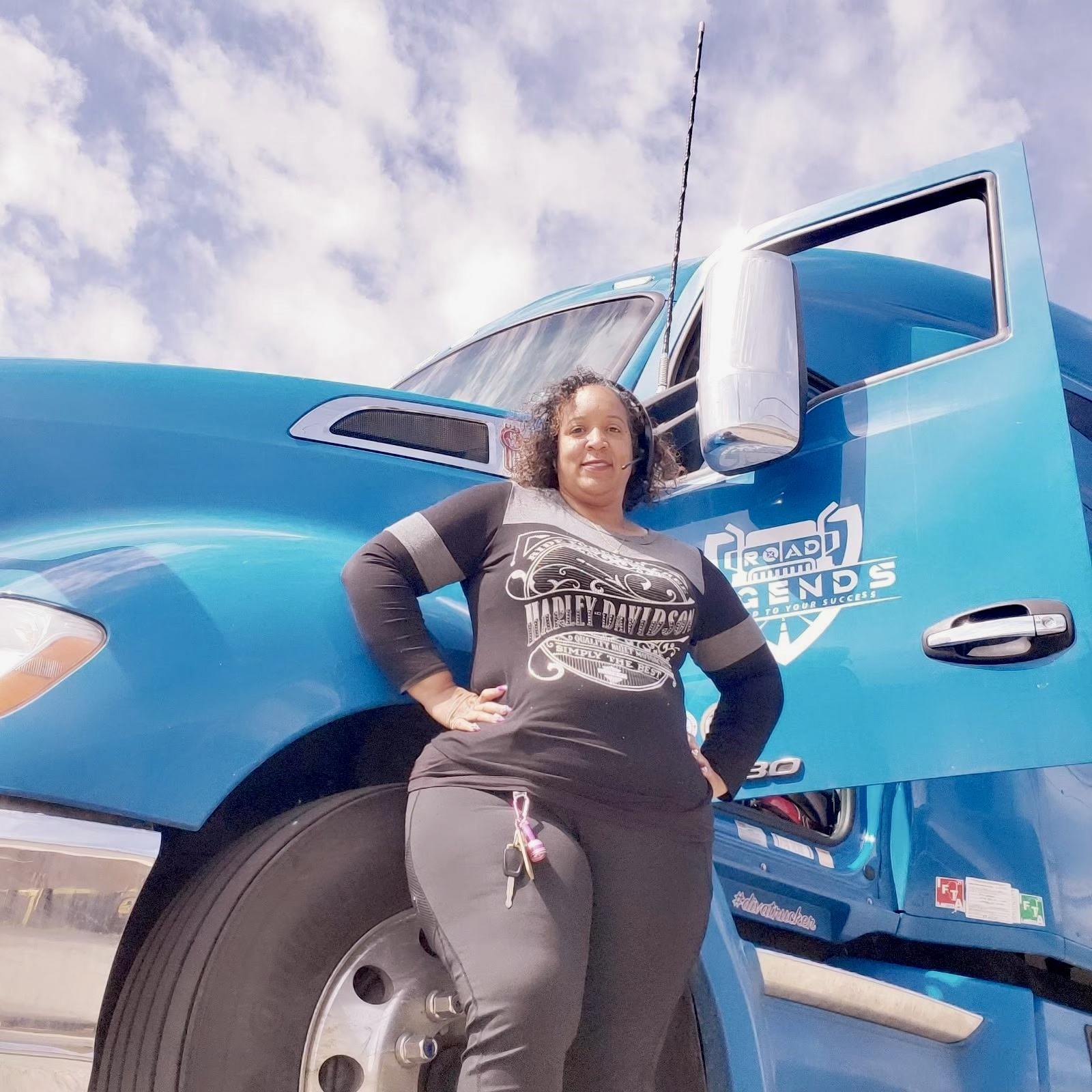 woman truck driver Simpson